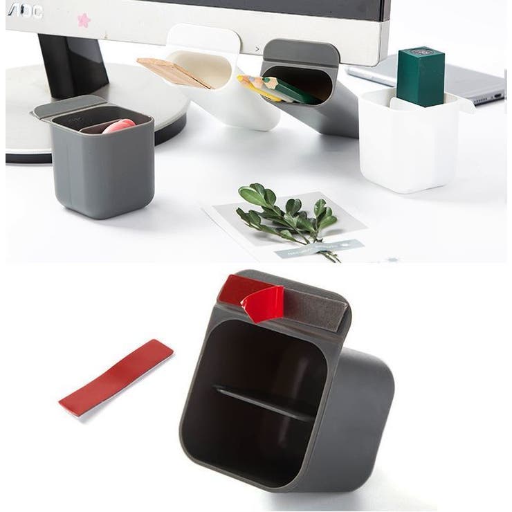 ペンホルダー デスクトップモニターペンホルダー 貼り付け | PlusNao | 詳細画像4 