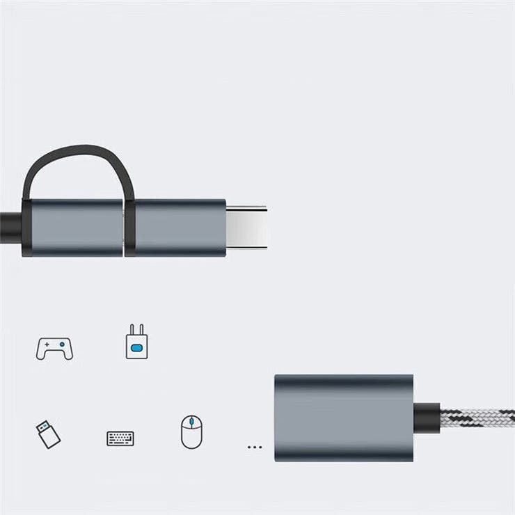 OTGケーブル 2in1 MicroUSB | PlusNao | 詳細画像7 