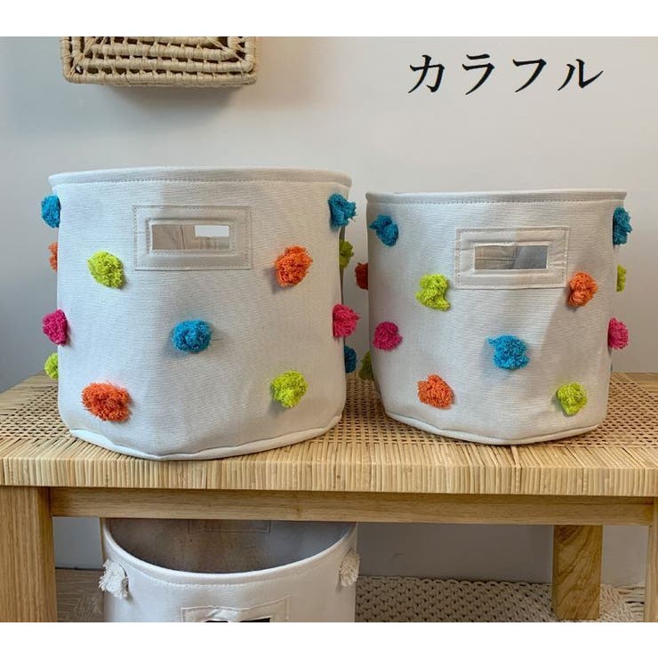 収納バスケット 収納ボックス 布製かご | PlusNao | 詳細画像14 