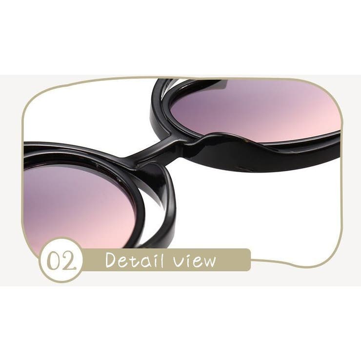 サングラス ハート型レンズ UV400 | PlusNao | 詳細画像9 
