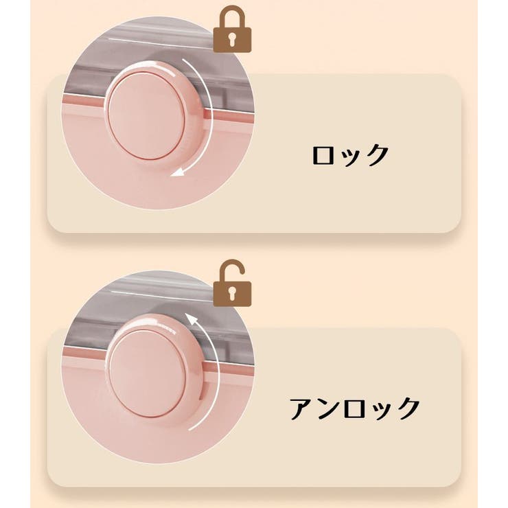 メイクボックス コスメボックス 化粧品収納ケース | PlusNao | 詳細画像10 