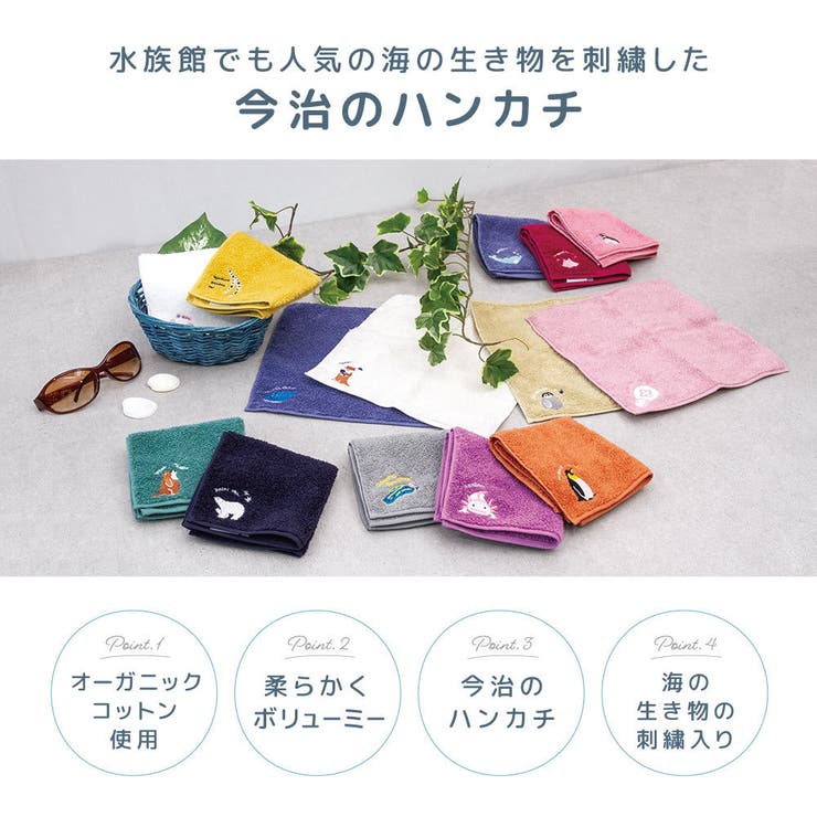 今治タオル ハンカチ Zootto | PlusNao | 詳細画像3 