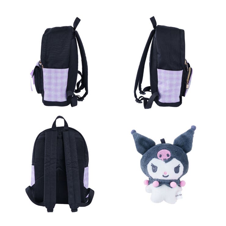 サンリオキャラクターズ ぬいぐるみ付デイパック クロミ | PlusNao | 詳細画像9 