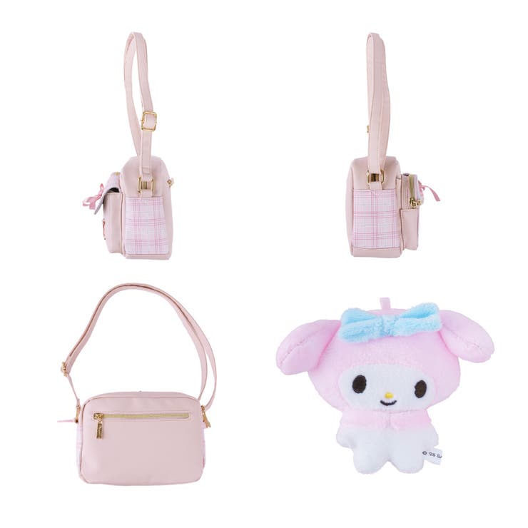 サンリオキャラクターズ ぬいぐるみ付ショルダーバッグ シナモロール | PlusNao | 詳細画像9 