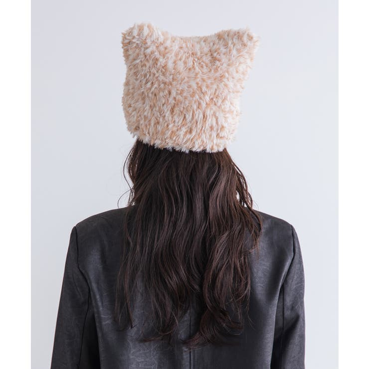 猫耳ファーニット/CAT EAR FUR KNIT | FADEN | 詳細画像6 