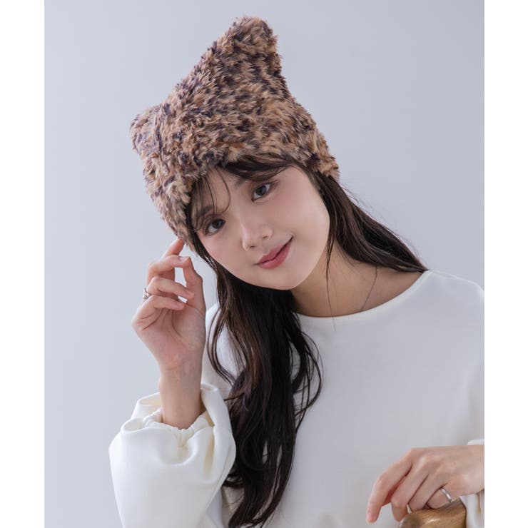 猫耳ファーニット/CAT EAR FUR KNIT | FADEN | 詳細画像9 