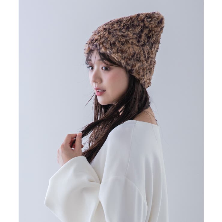 猫耳ファーニット/CAT EAR FUR KNIT | FADEN | 詳細画像12 