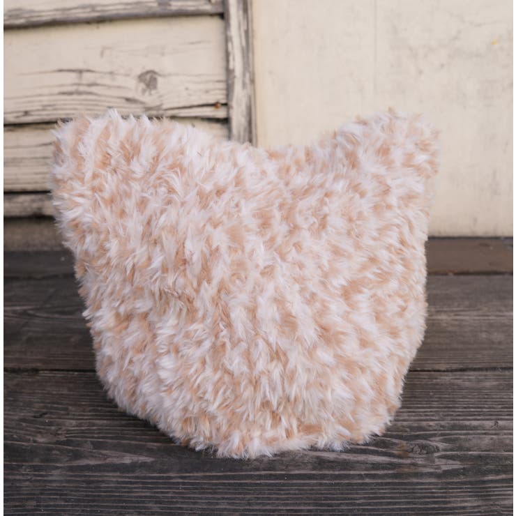 ベージュ | 猫耳ファーニット/CAT EAR FUR KNIT | FADEN
