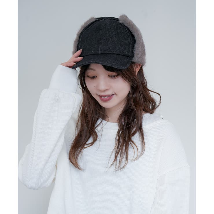 DENIM EARCOVER CAP/デニム イヤーカバーキャップ | FADEN | 詳細画像10 