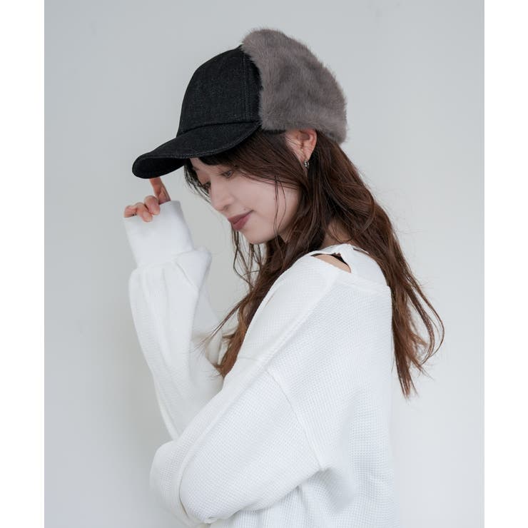 DENIM EARCOVER CAP/デニム イヤーカバーキャップ | FADEN | 詳細画像11 