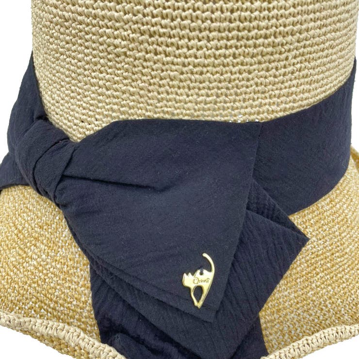 猫チャーム バイカラーペーパーハット | FADEN | 詳細画像2 