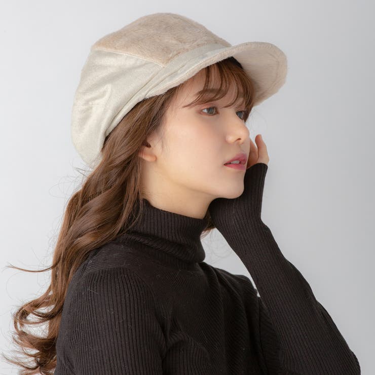 フェイクスエード ファー キャスケット | FADEN | 詳細画像13 