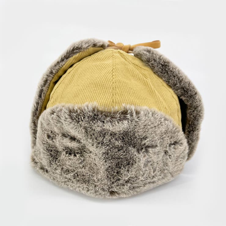 コーディロイ ミックスファー フライトキャップ | FADEN | 詳細画像4 