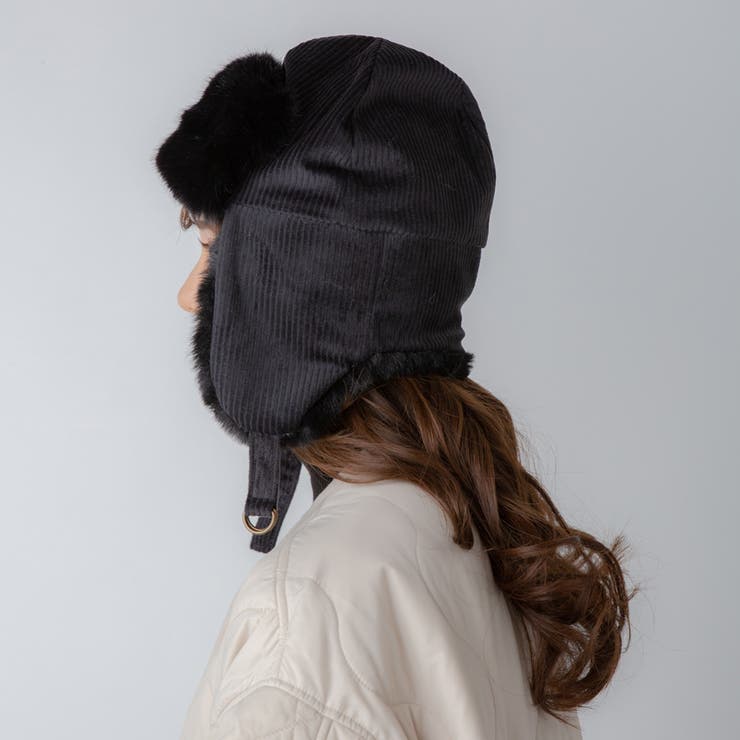 コーディロイ フェイクファー フライトキャップ | FADEN | 詳細画像11 