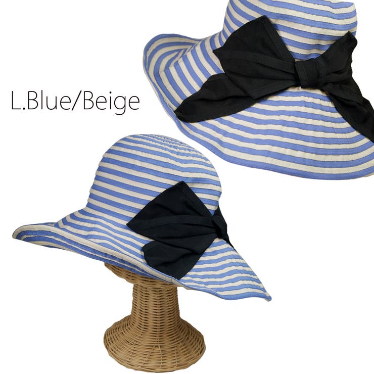 ライブルー/ベージュ | Border blade Long | FADEN