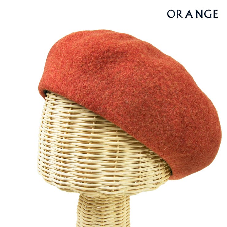 オレンジ | Natural color Beret | FADEN