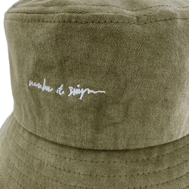 polcadot 刺繍ロゴコットンバケットハット | FADEN | 詳細画像3 