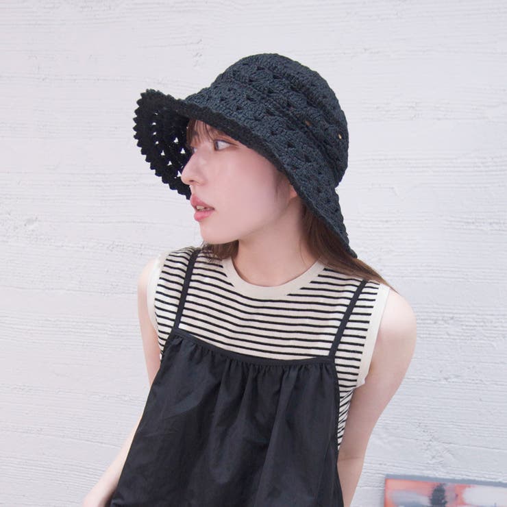 Forest Capelin / ボーダー編み キャペリン | FADEN | 詳細画像2 