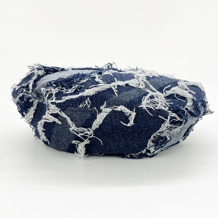 ダメージデニムベレー帽 | FADEN | 詳細画像4 