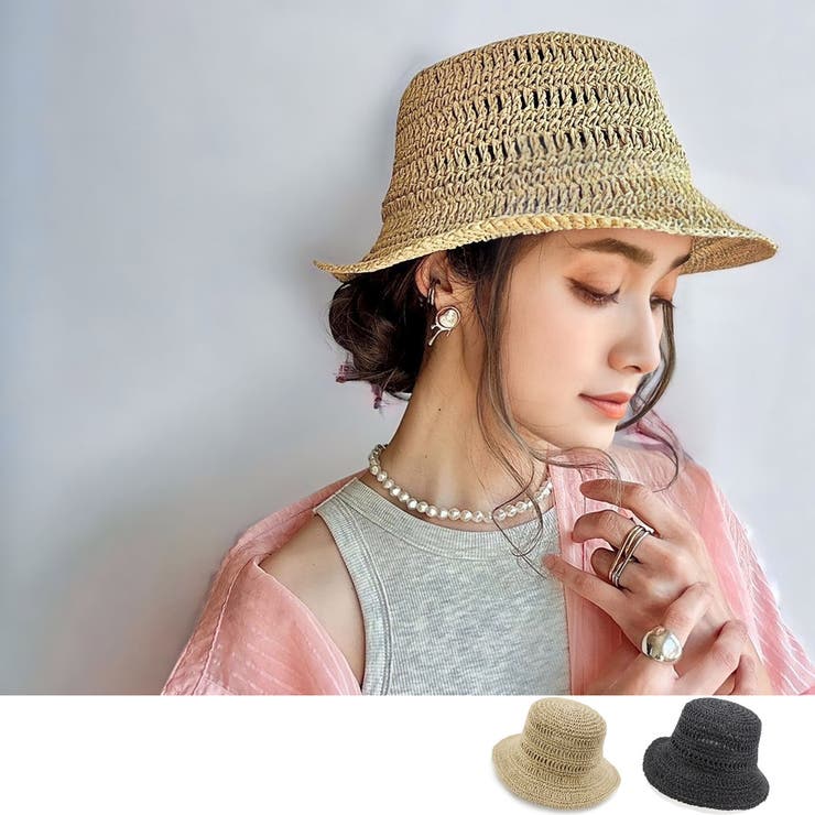 WILLOW BUCKET/ペーパーレース編みバケットハット | FADEN | 詳細画像1 