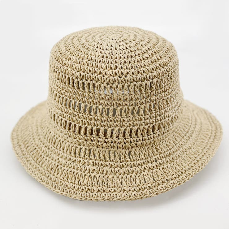 ナチュラル | WILLOW BUCKET/ペーパーレース編みバケットハット | FADEN
