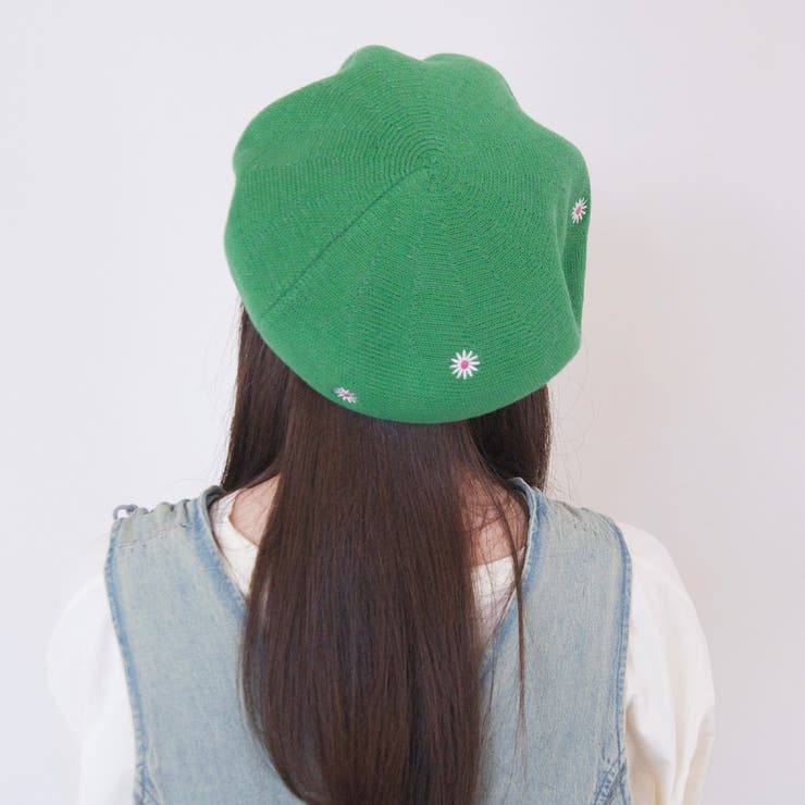 フラワー刺繍サーモベレー帽[品番：SNYW0000817]｜FADEN（ファデン