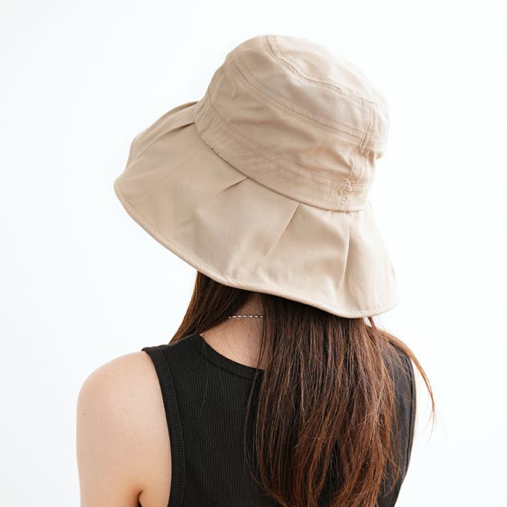 【かぶれる日傘】ギャザーハット(ストラップ付き) | FADEN | 詳細画像7 