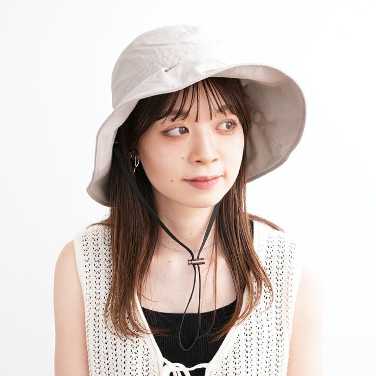 【かぶれる日傘】ギャザーハット(ストラップ付き) | FADEN | 詳細画像13 