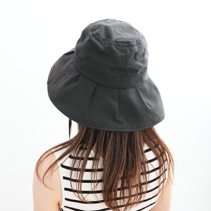 【かぶれる日傘】ギャザーハット(ストラップ付き) | FADEN | 詳細画像17 