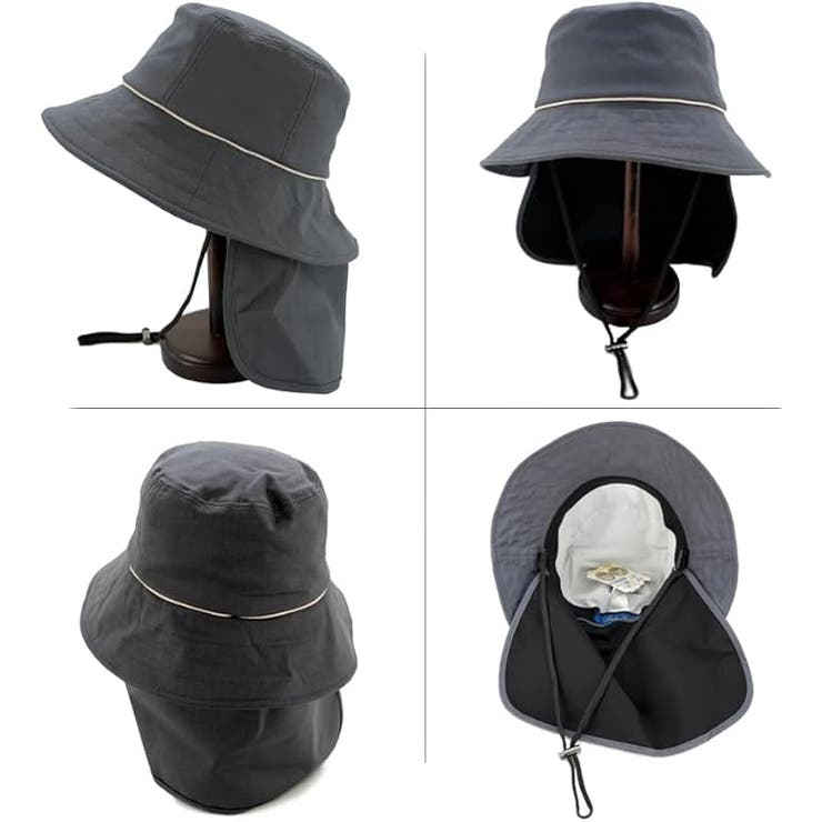 【かぶれる日傘】シェード付き クロッシェ(ストラップ付き) | FADEN | 詳細画像4 