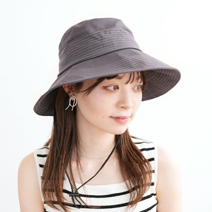 【かぶれる日傘】ステッチキャペリン(ストラップ付き) | FADEN | 詳細画像22 