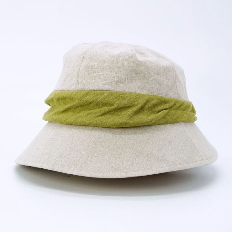 オリーブ | サンドウォッシュ リネンギャザー クロッシェ | FADEN