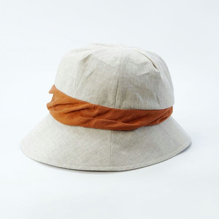 アイボリー | サンドウォッシュ リネンギャザー クロッシェ | FADEN