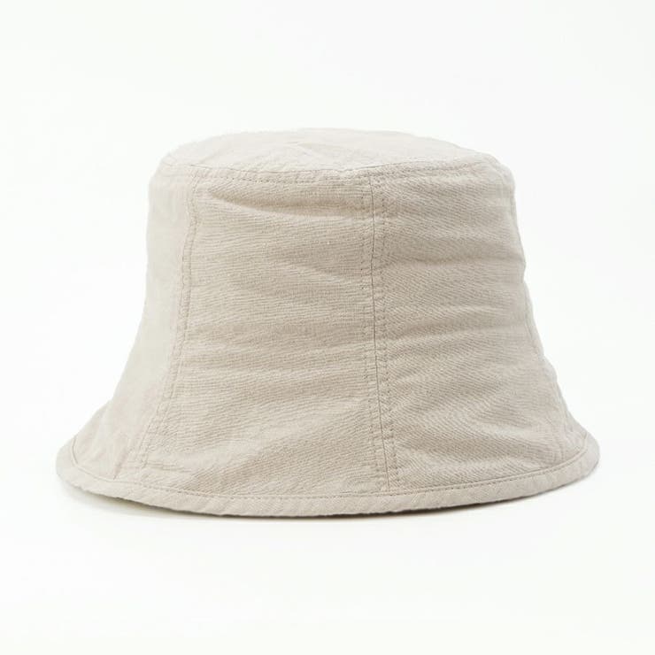 グレージュ/ライム | コットンリネンパネル リバーシブルバケットハット | FADEN