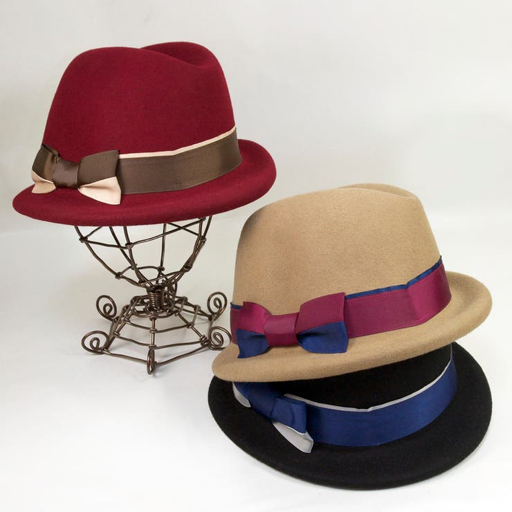 [polcadot] ふくれつば ショートブリム中折れ | FADEN | 詳細画像1 