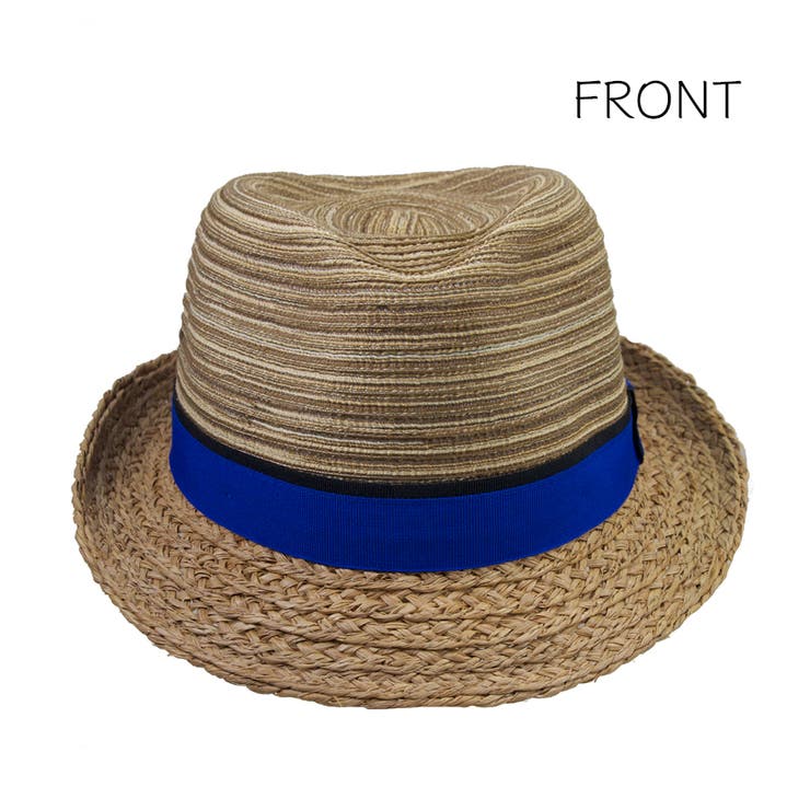 polcadot ペーパー×ラフィア ブレード中折ハット | FADEN | 詳細画像2 