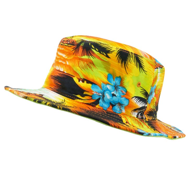 Resorts Print HAT / リバーシブル バケットハット