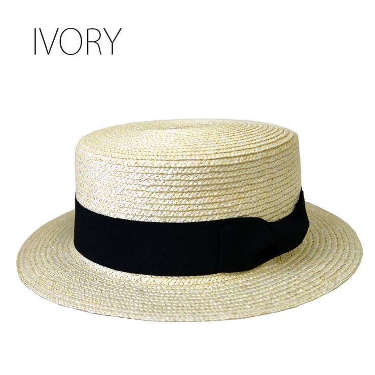 アイボリー | [Ruben]STRAW BOATER HAT | FADEN