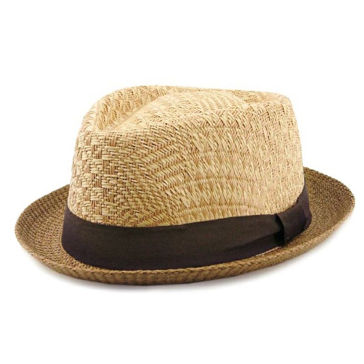 キャメル | 幾何学ペーパーD中折れハット | FADEN