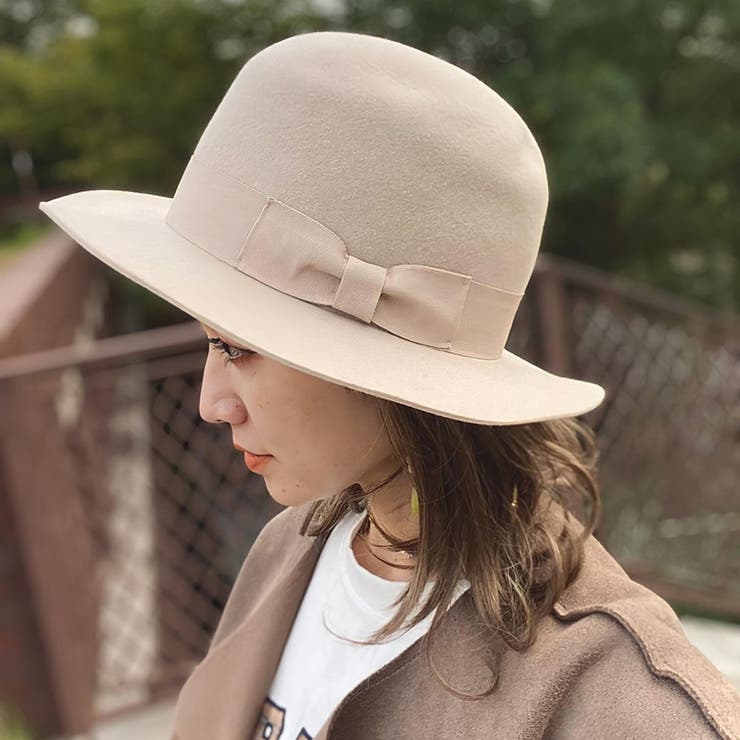 OPEN CROWN FELT HAT／オープンクラウン フェルトハット[品番