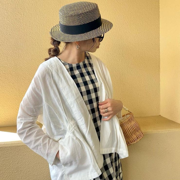 MIX PAPER BOATER HAT／ミックスペーパーカンカン帽 ハット | FADEN | 詳細画像13 