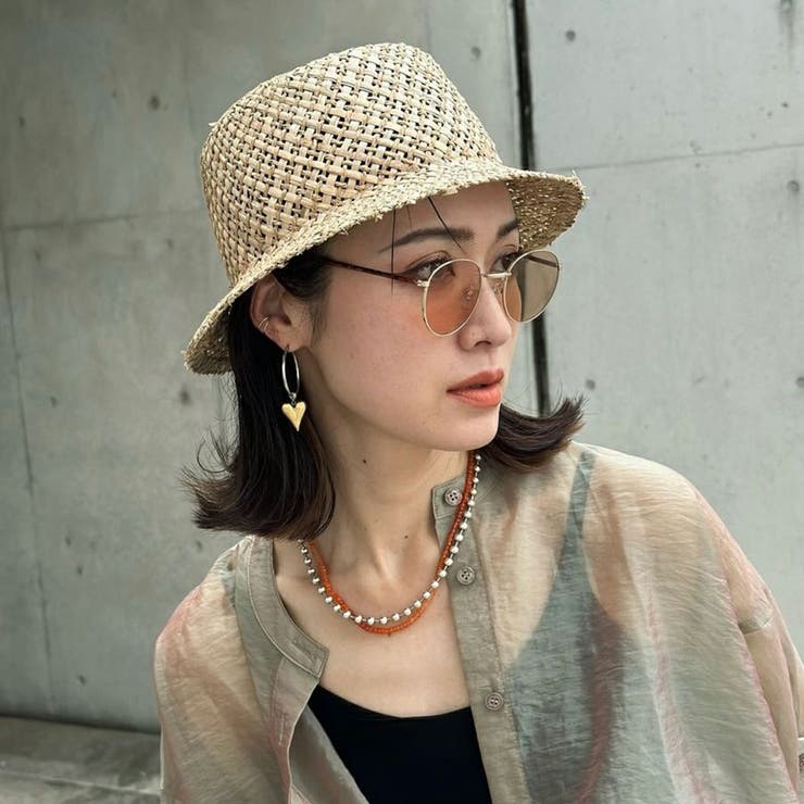 MIX BUCKET HAT/天然草 バケットハット | FADEN | 詳細画像1 