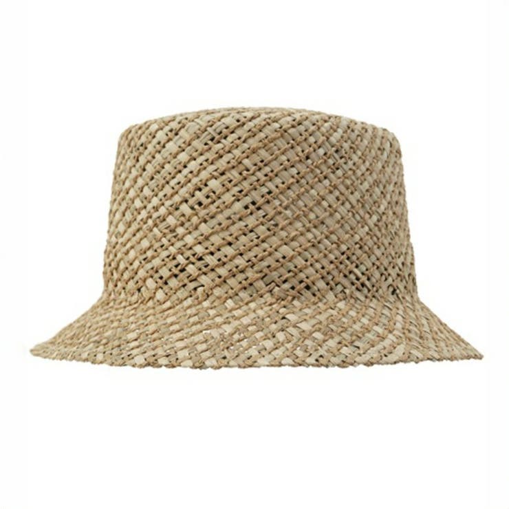 キャメル | MIX BUCKET HAT/天然草 バケットハット | FADEN