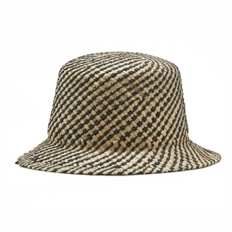 ブラック | MIX BUCKET HAT/天然草 バケットハット | FADEN