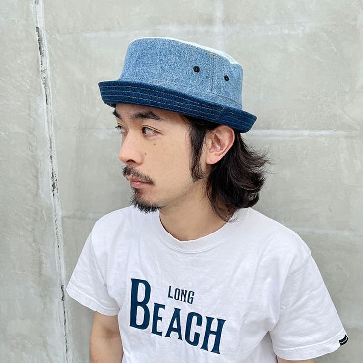 Ruben DENIM MIX PORKPIE HAT | FADEN | 詳細画像13 