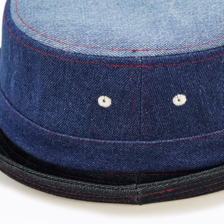 Ruben DENIM MIX PORKPIE HAT | FADEN | 詳細画像6 
