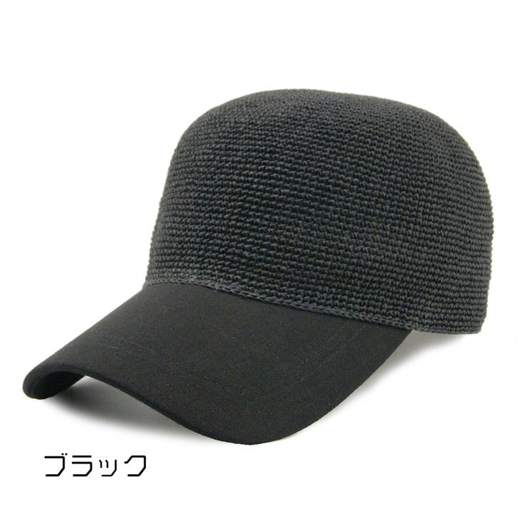 ブラック | 細編みPAPER CAP | FADEN