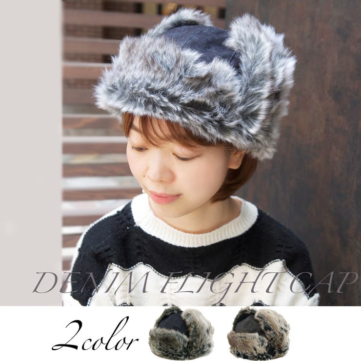 DENIM FLIGHT CAP | FADEN | 詳細画像1 