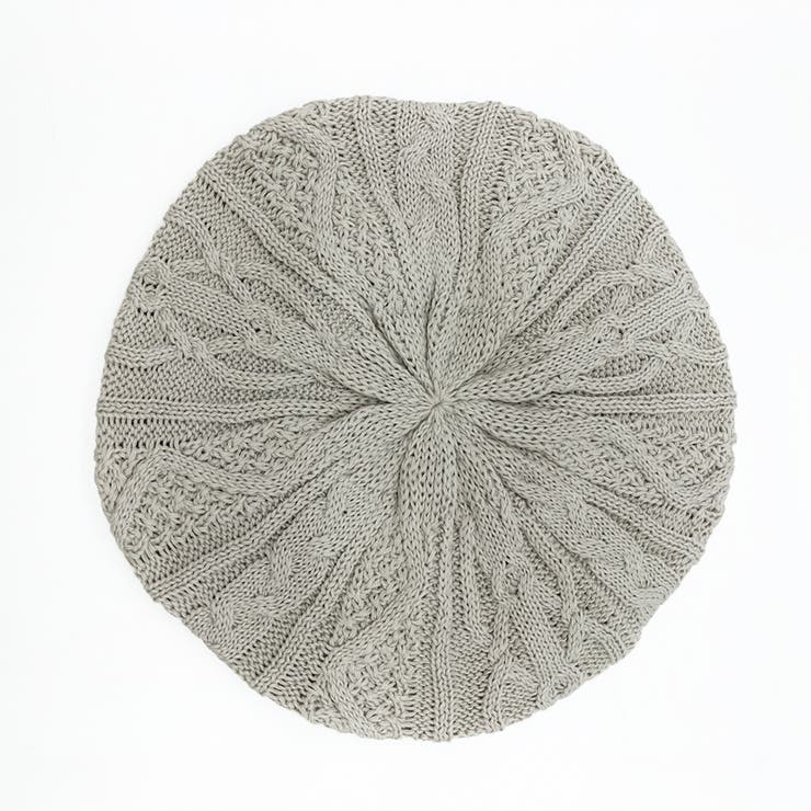 グレー | COOL TOUGH CABLE BERET /クールタッチケーブルベレー | FADEN