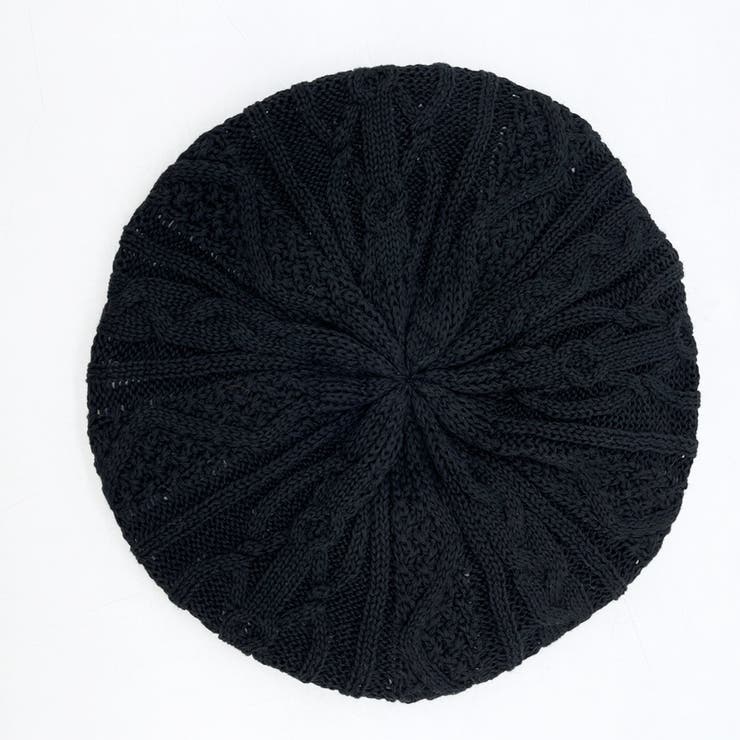 ブラック | COOL TOUGH CABLE BERET /クールタッチケーブルベレー | FADEN